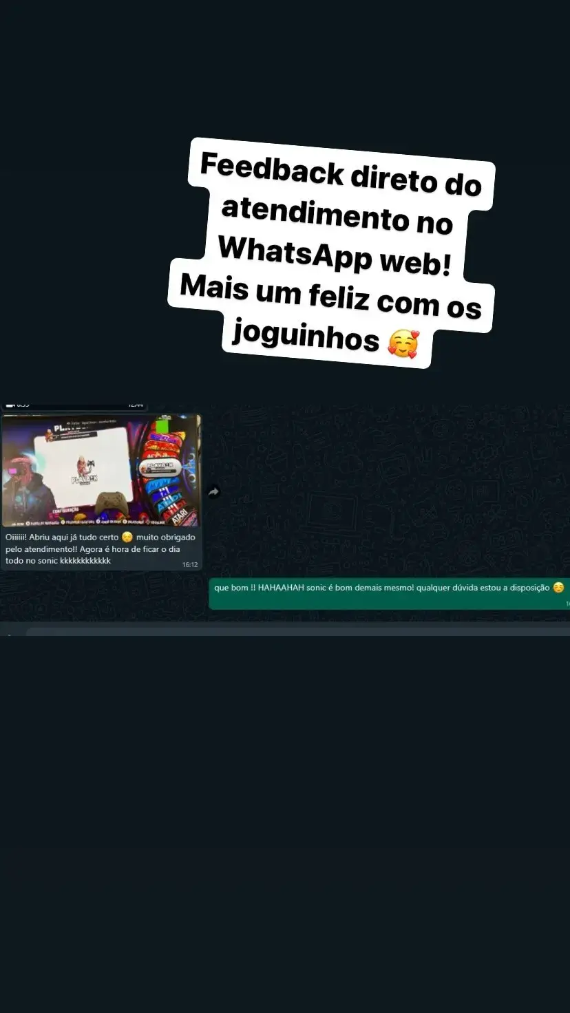Retrofy cliente enviou print whatsapp