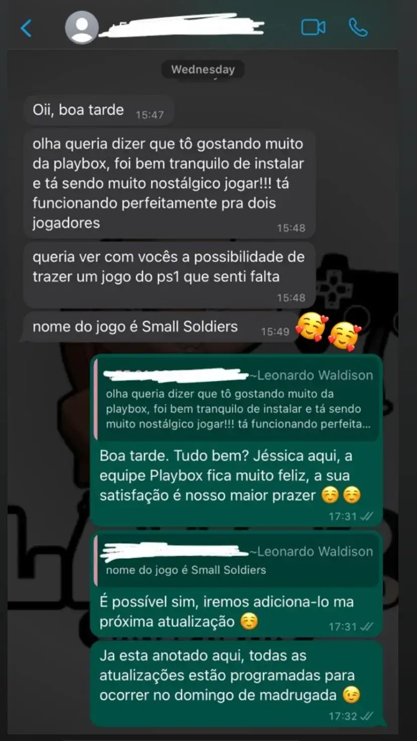 Retrofy Cliente Whatsapp